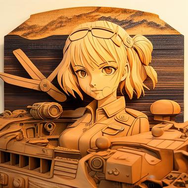 3D модель Игра Girls und Panzer Master the Tank Road (STL)
